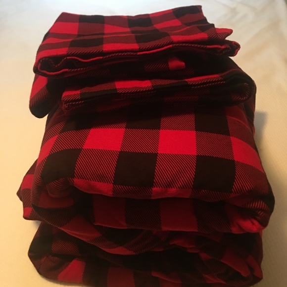 🔴⚫️Mainstays Buffalo Plaid sheets *NWOT* 🛌 - Picture 3 of 6